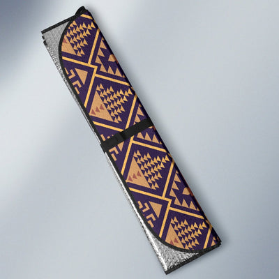 Aztec Pattern Print Design 09 Car Sun Shade-JORJUNE.COM