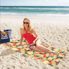 Tie Dye Print Design LKS302 Beach Towel 32" x 71"