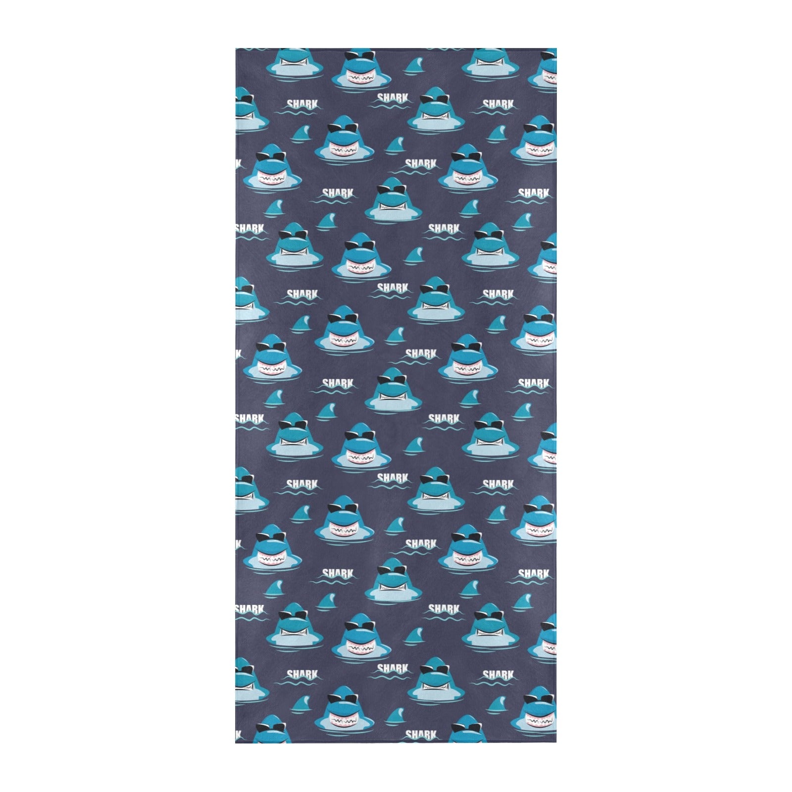 Shark Print Design LKS309 Beach Towel 32" x 71"