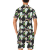 Apple blossom Pattern Print Design AB07 Men's Romper