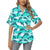 Dolphin Design Print Pattern Women's Hawaiian Shirt