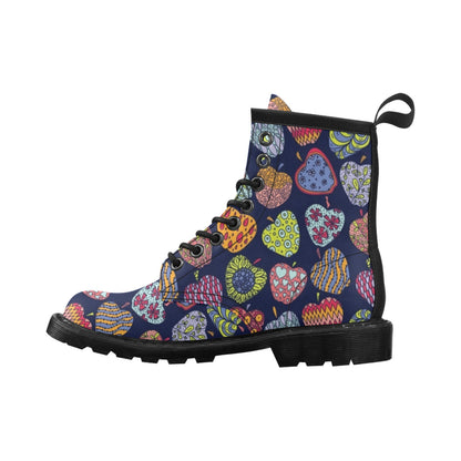 Apple Pattern Print Design AP05 Women's Boots