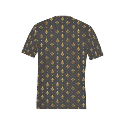 Fleur De Lis Print Design LKS402 Men's All Over Print T-shirt