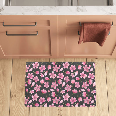 Apple blossom Pattern Print Design AB03 Kitchen Mat