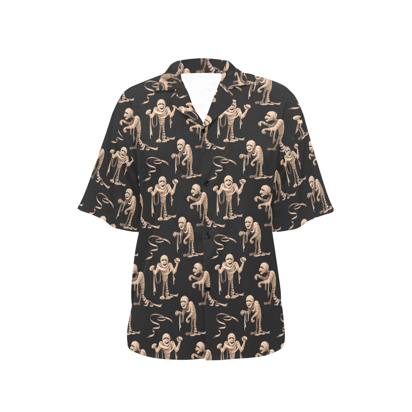 Mummy Print Design LKS302 Women's Hawaiian Shirt