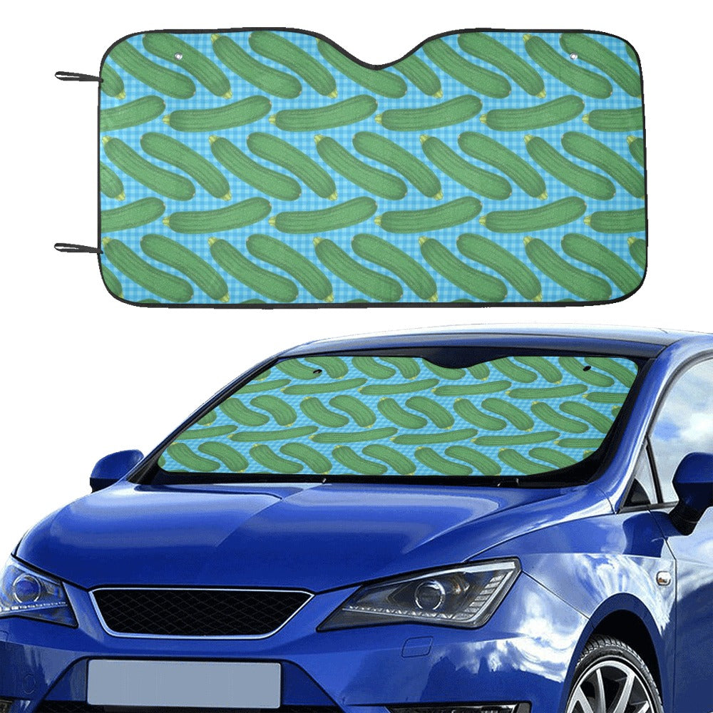 Zucchini Print Design LKS301 Car front Windshield Sun Shade