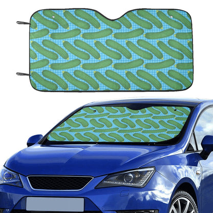 Zucchini Print Design LKS301 Car front Windshield Sun Shade