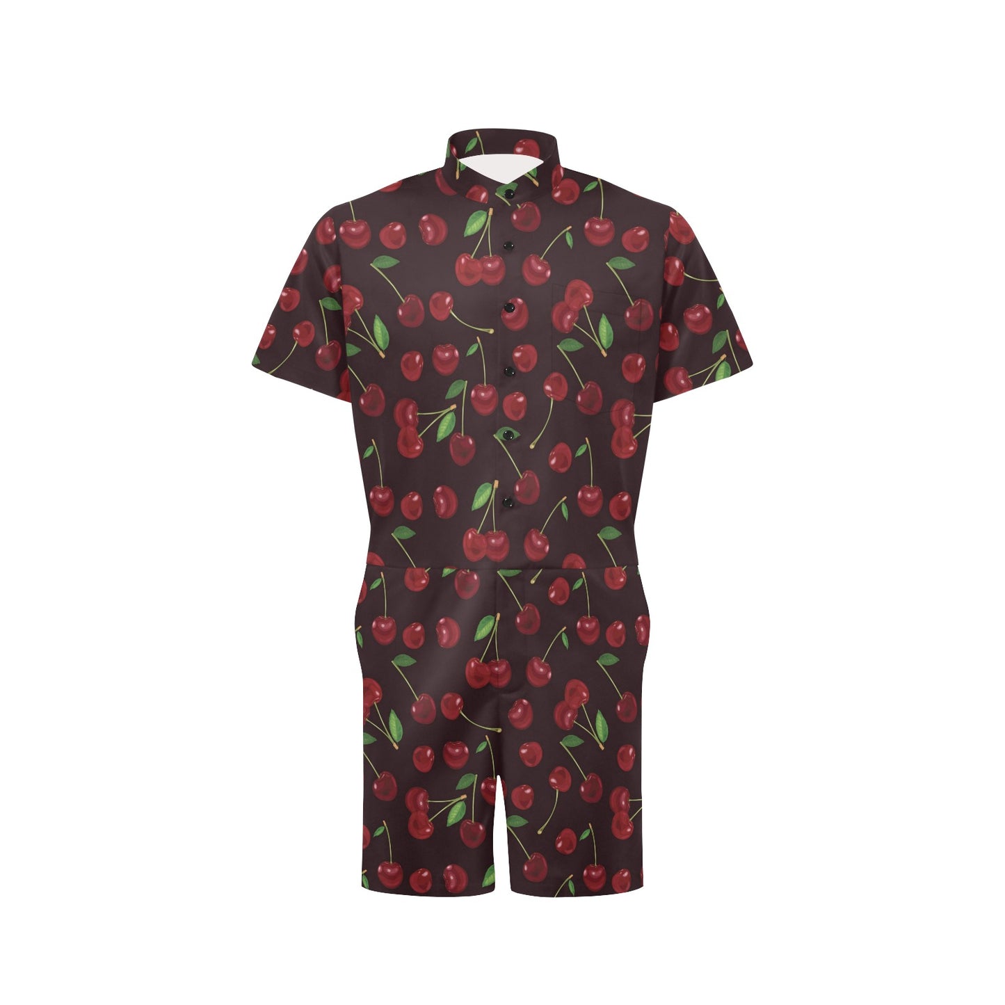 Cherry Fresh Pattern Men's Romper