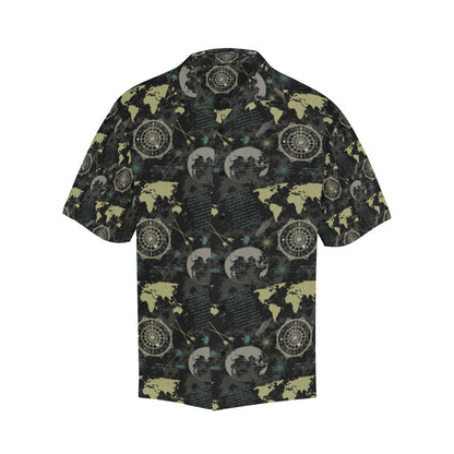 World Map Print Design LKS303 Men's Hawaiian Shirt