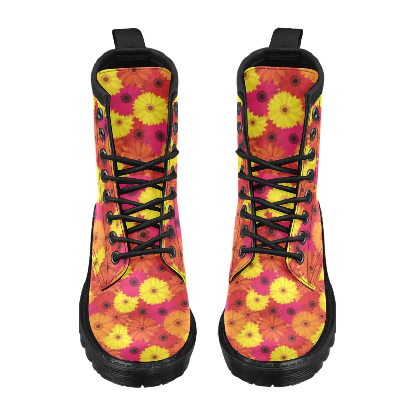 Gerberas Pattern Print Design GB05 Women's Boots