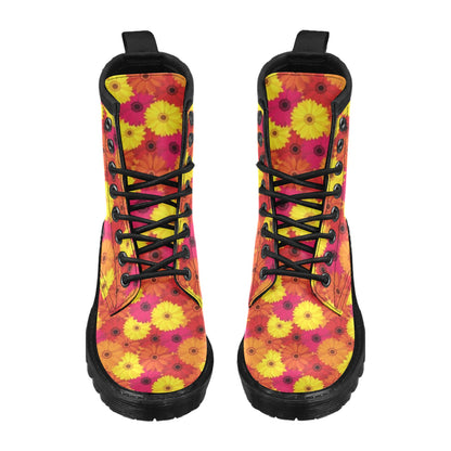 Gerberas Pattern Print Design GB05 Women's Boots