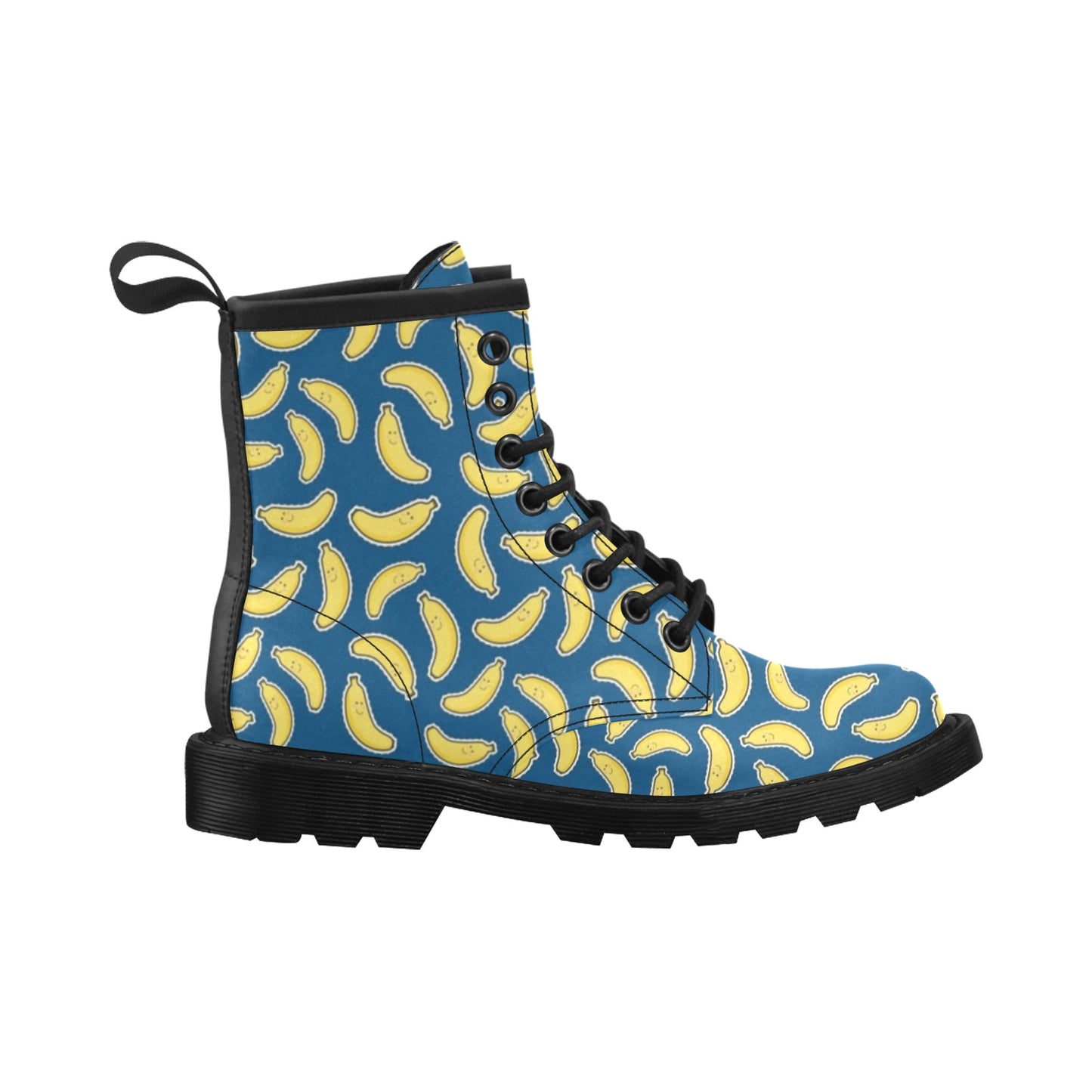Banana Pattern Print Design BA03 Women's Boots