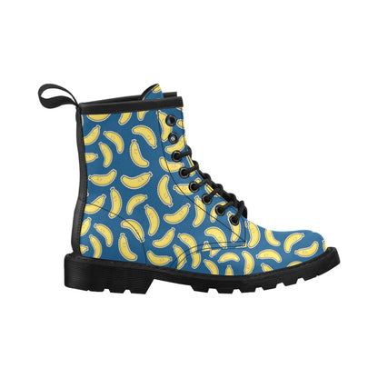 Banana Pattern Print Design BA03 Women's Boots