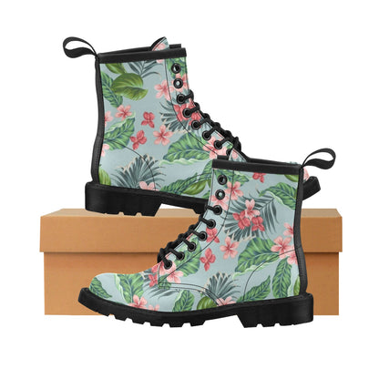 Plumeria Pattern Print Design PM027 Women's Boots