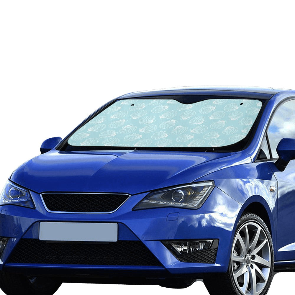 Seashell Print Design LKS3010 Car front Windshield Sun Shade