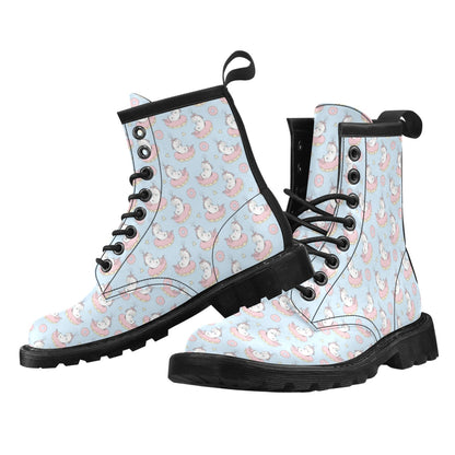 Unicorn Print Design LKS303 Women's Boots