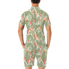 Bird Of Paradise Pattern Print Design BOP08 Men's Romper