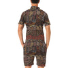 African Pattern Print Design 07 Men's Romper