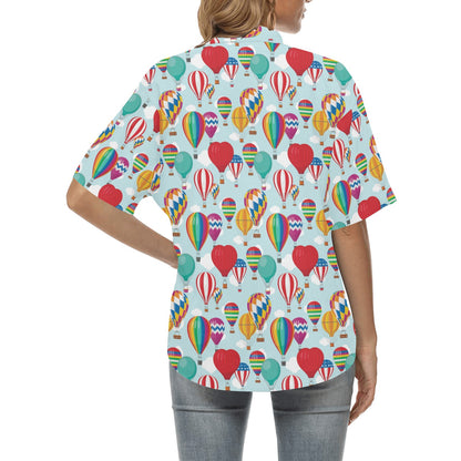 Ballon Pattern Print Design 07 Women's Hawaiian Shirt