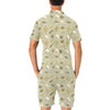 Seashell Beach Print Design LKS303 Men's Romper