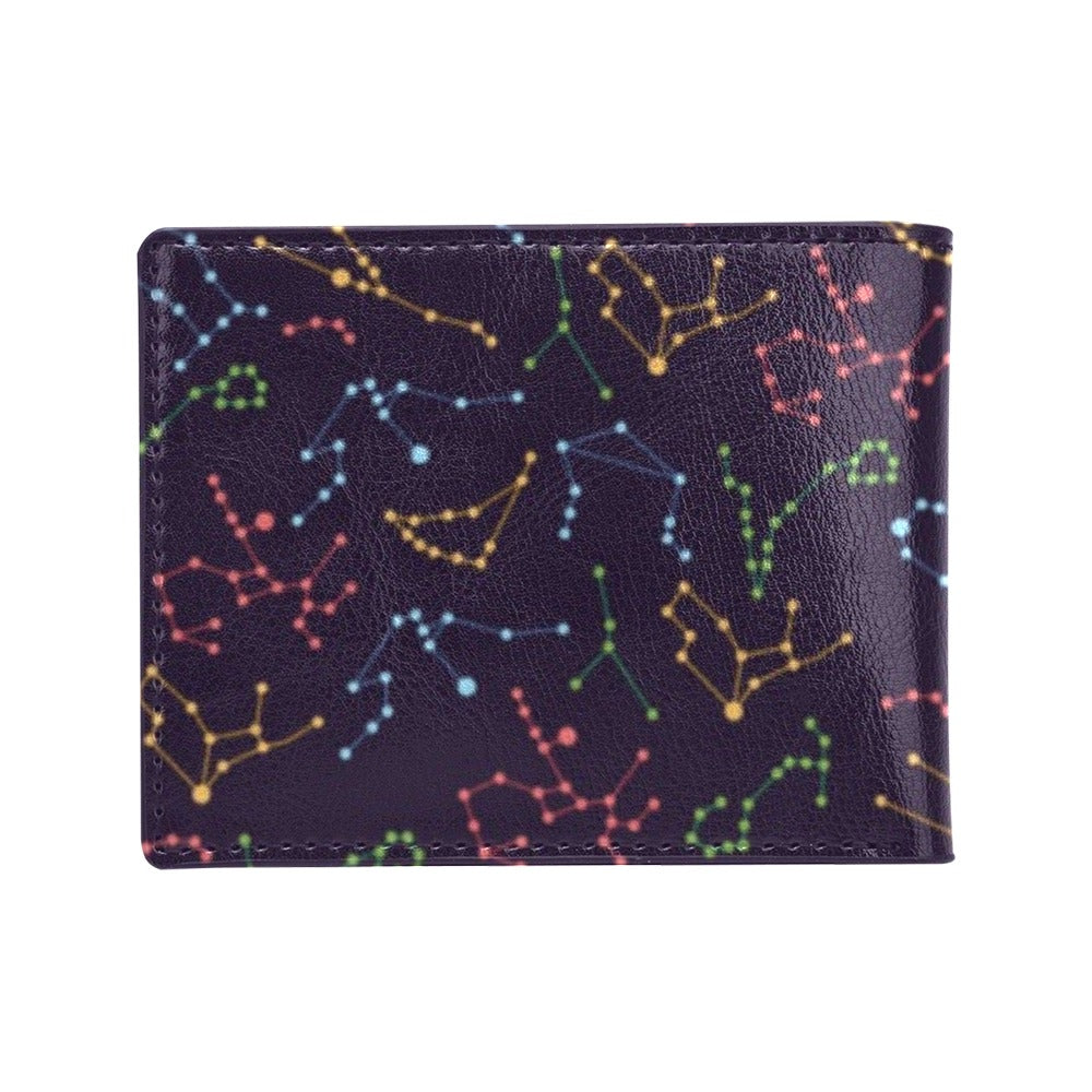 Zodiac Print Design LKS301 Men's ID Card Wallet