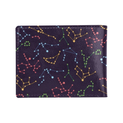 Zodiac Print Design LKS301 Men's ID Card Wallet
