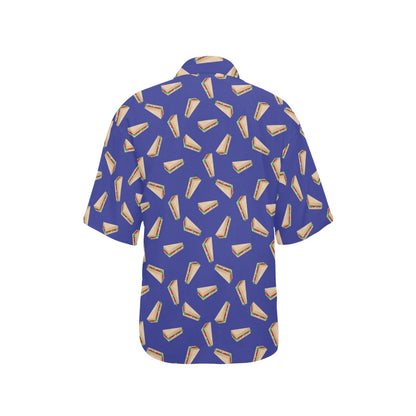 Sandwich Print Design LKS303 Women's Hawaiian Shirt
