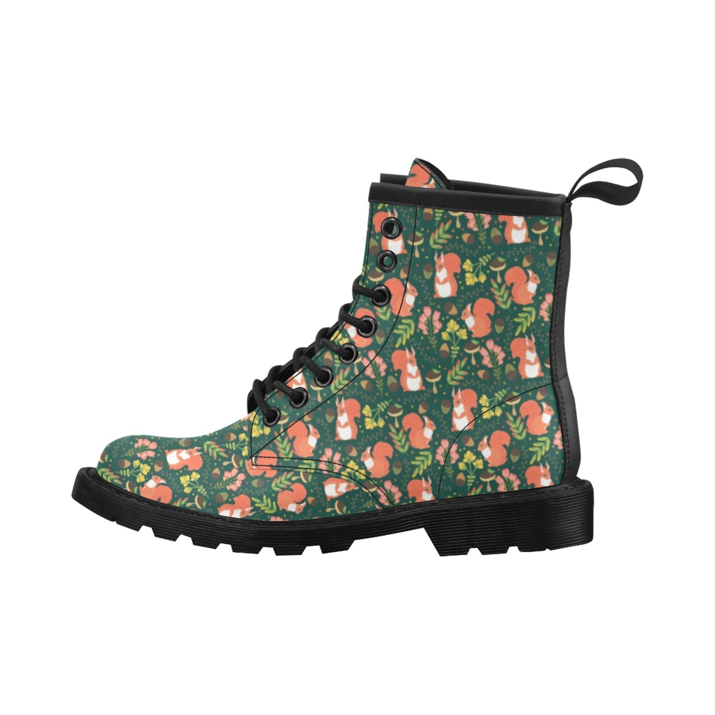 Squirrel Print Design LKS302 Women's Boots