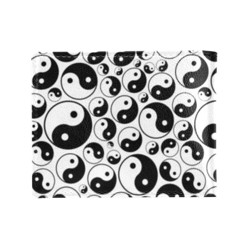 Yin Yang Print Design LKS302 Men's ID Card Wallet