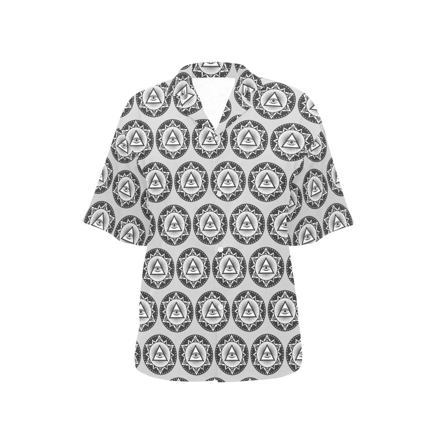Third Eye Print Design LKS301 Women's Hawaiian Shirt