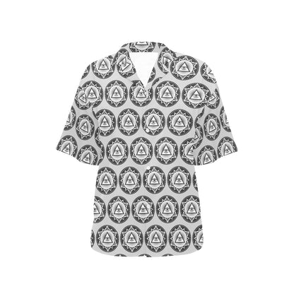 Third Eye Print Design LKS301 Women's Hawaiian Shirt