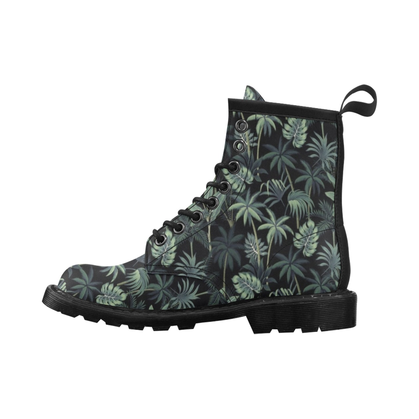 Rainforest Pattern Print Design RF02 Women's Boots
