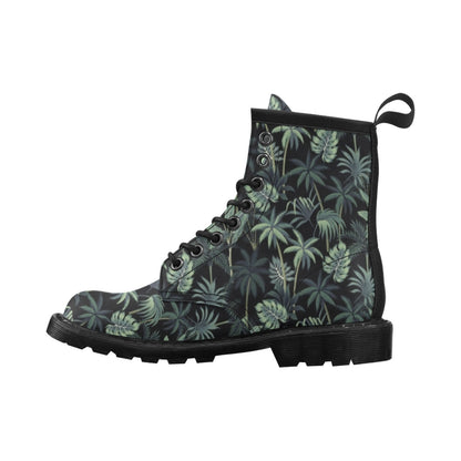 Rainforest Pattern Print Design RF02 Women's Boots