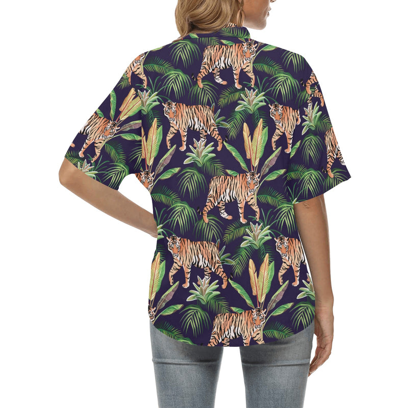 Tiger Jungle Women's Hawaiian Shirt