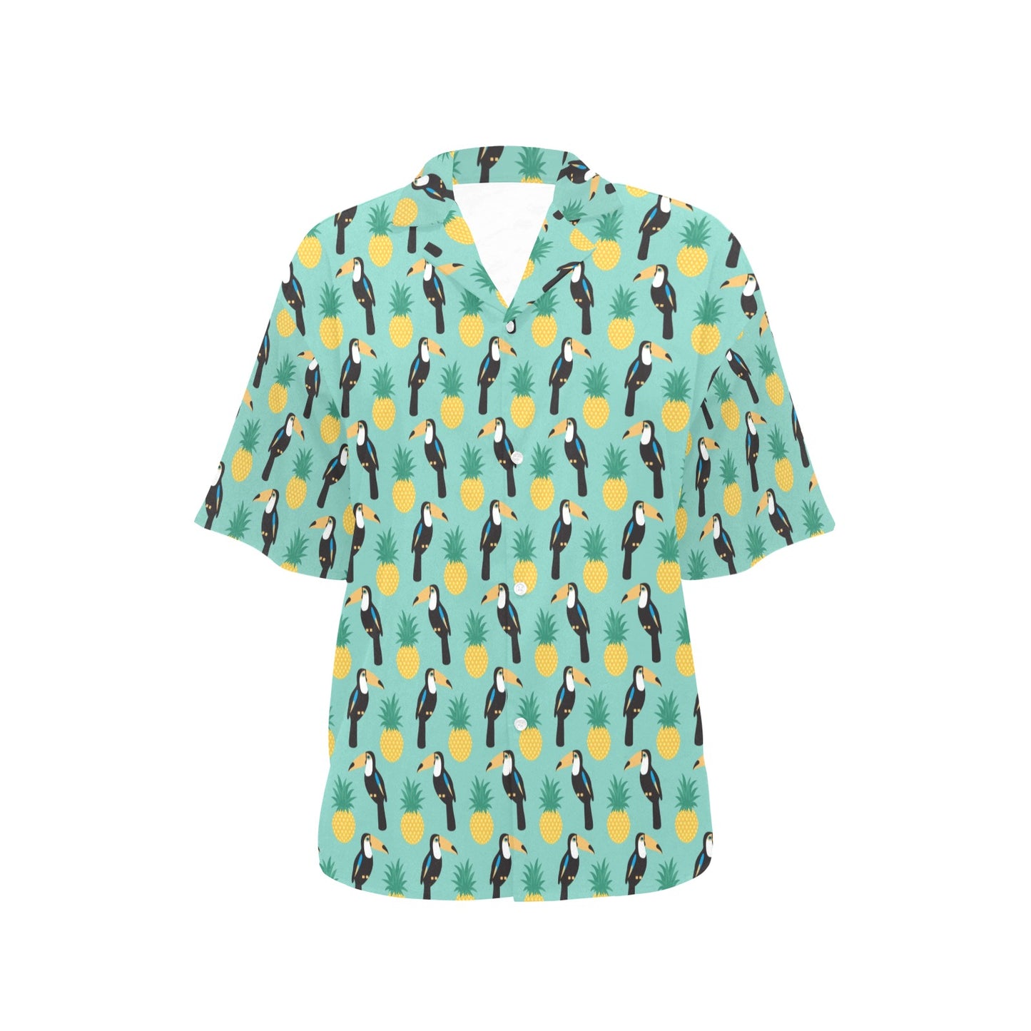 Toucan Print Design LKS301 Women's Hawaiian Shirt