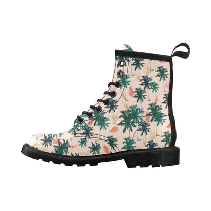 Palm Tree Pattern Print Design PT014 Women's Boots