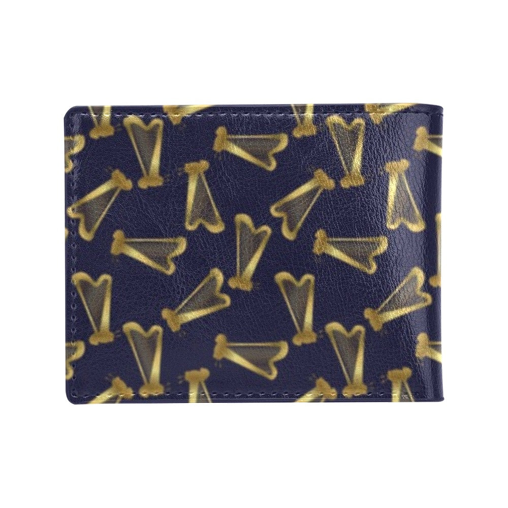 Harp Print Design LKS401 Men's ID Card Wallet