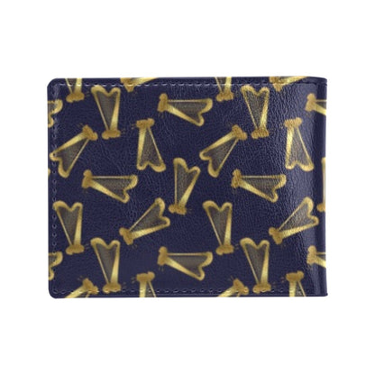 Harp Print Design LKS401 Men's ID Card Wallet
