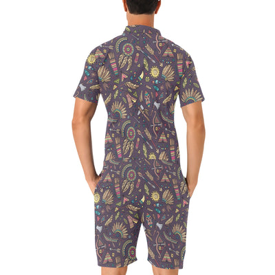 Tribal native american Aztec Men's Romper