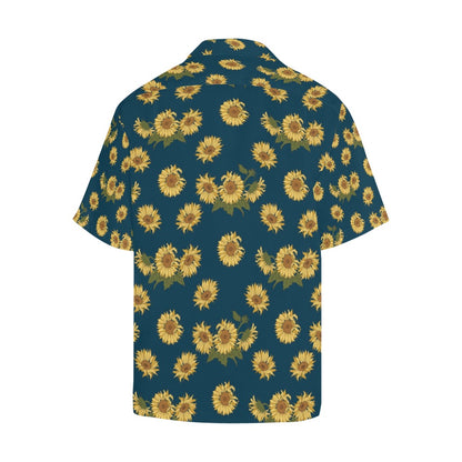 Sunflower Print Design LKS305 Men's Hawaiian Shirt