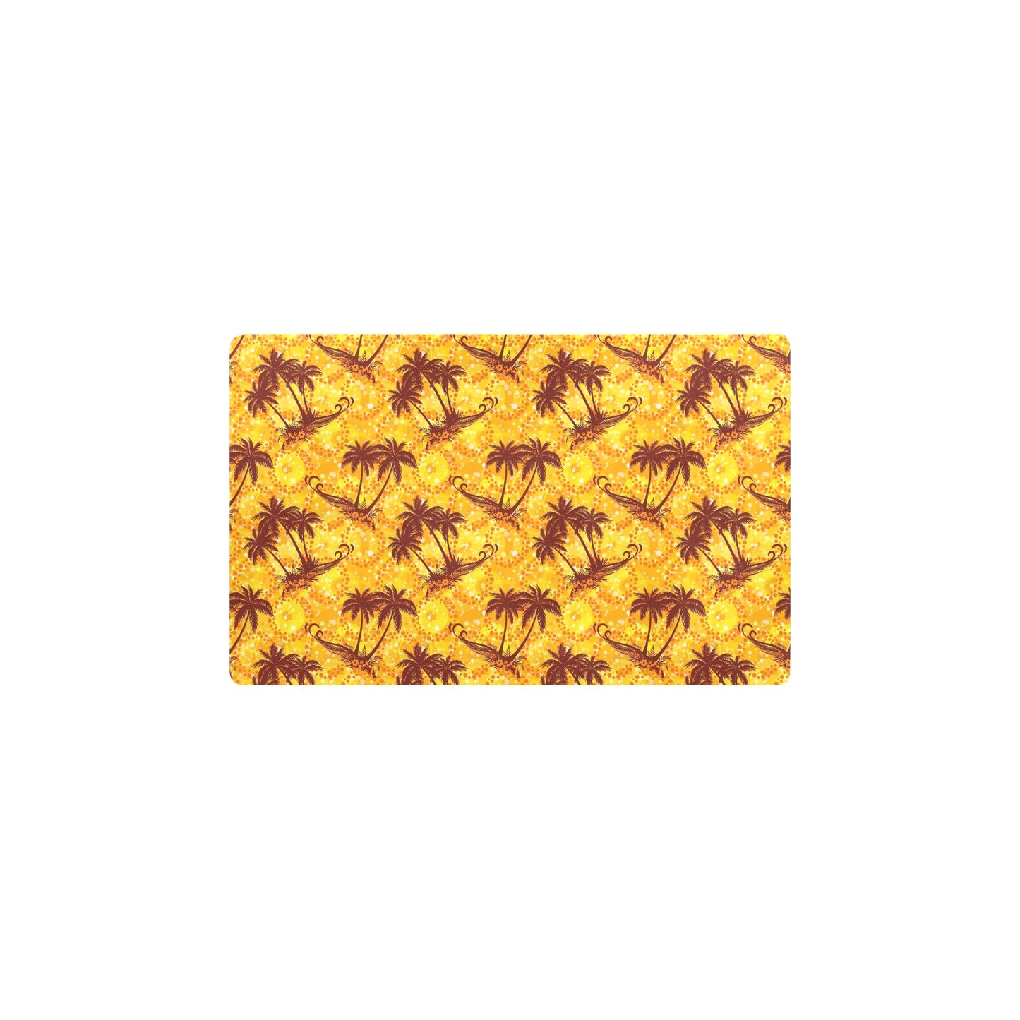 Palm Tree Pattern Print Design PT012 Kitchen Mat