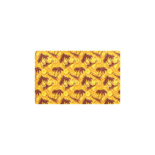 Palm Tree Pattern Print Design PT012 Kitchen Mat
