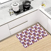 Chihuahua Purple Floral Kitchen Mat