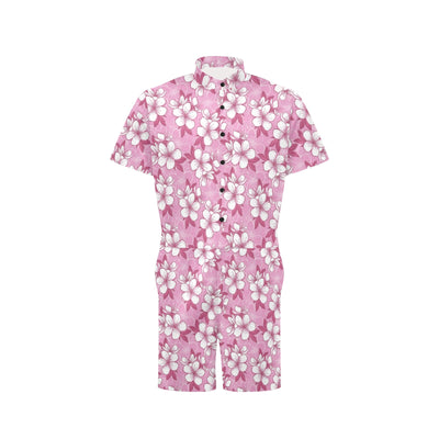 Cherry Blossom Pattern Print Design CB02 Men's Romper