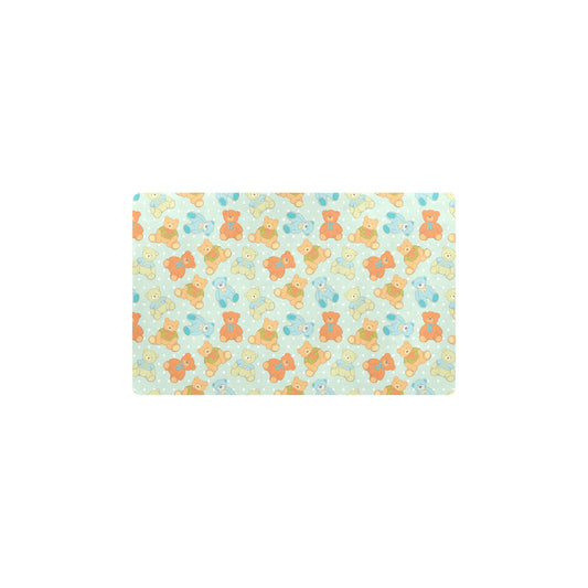 Bear Pattern Print Design 02 Kitchen Mat