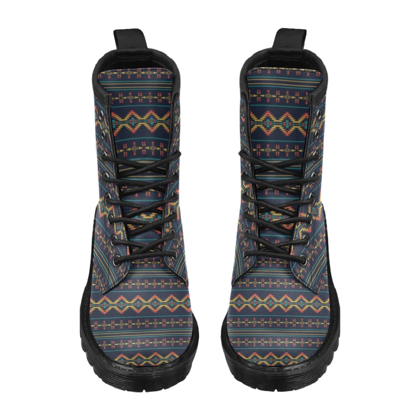 Southwest American Design Themed Print Women's Boots