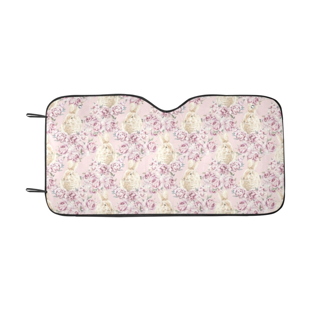 Rabbit Print Design LKS403 Car front Windshield Sun Shade