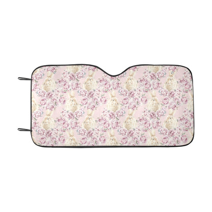 Rabbit Print Design LKS403 Car front Windshield Sun Shade