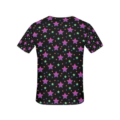 Star Print Design LKS305 Women's  T-shirt