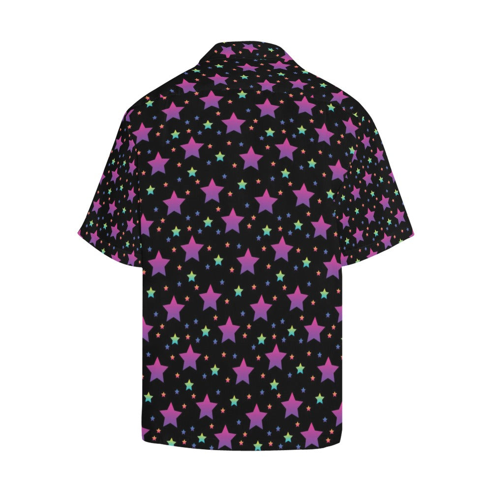 Star Print Design LKS305 Men's Hawaiian Shirt